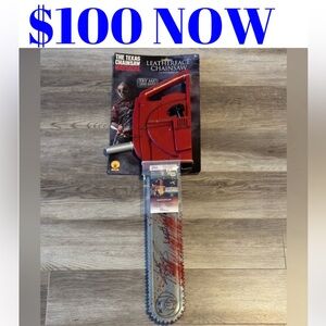 Texas Chainsaw Horror Movie Leather Face Signed Autograph Halloween Toy JSA COA